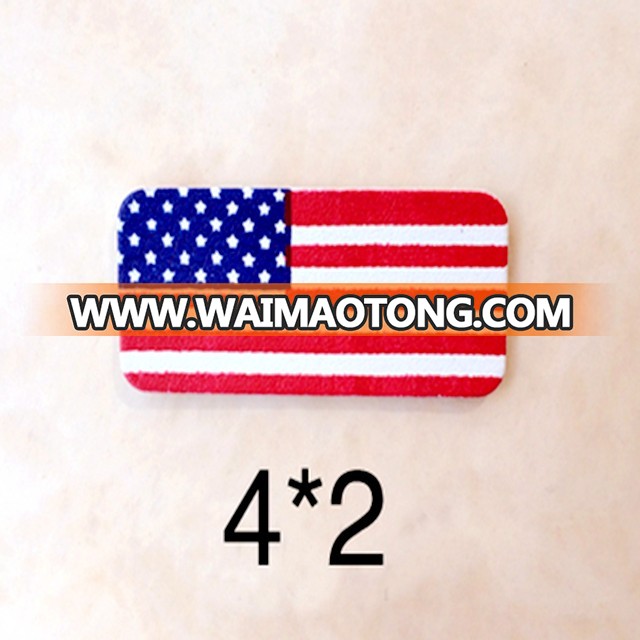 New Arrival cheap custom small embroidered flag patches