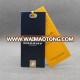 Original dark blue texture paper swing tag for shirts