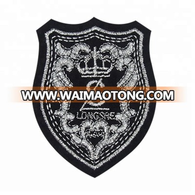 Hand Embroidery gold embroidery bullion wire Badges