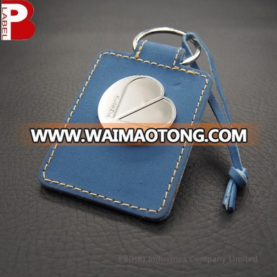 Printed Embossed Genuine metal Leather Patches Faux Leather Labels with Customized design