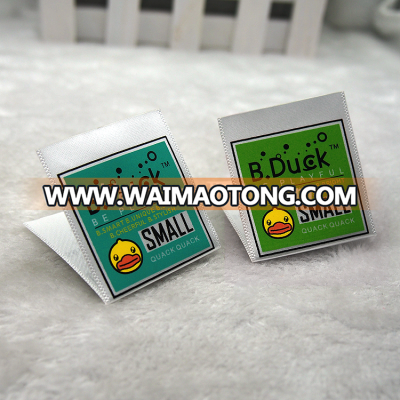 washable custom machine silk screen Logo printing label