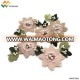 3D Flower knitting embroidered patch pearl beaded applique design